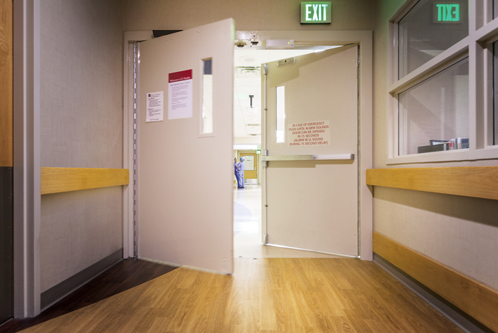 Hospital swinging-door policy