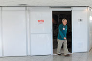 Containment barrier keeps patients safe during renovation
