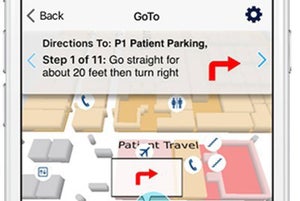 Hospital’s digital wayfinding to provide airline check-in experience