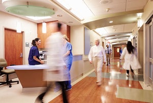 Decreasing contagion in high-traffic health care facility areas