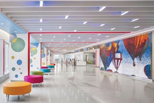 Marble mosaic lifts spirits in children&#039;s hospital