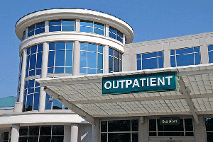 Hospital Medicare outpatients poorer and sicker