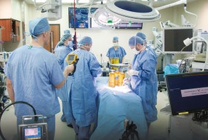 Studying airflow in the OR