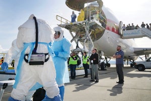 HHS conducts large-scale drill for transporting infectious patients