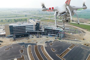 Drone goes the distance on hospital project