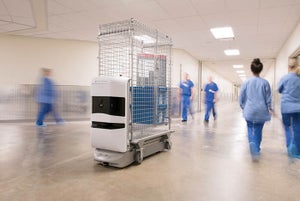 Robots assist Stanford Hospital’s environmental services team