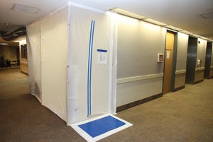 Infection control during construction