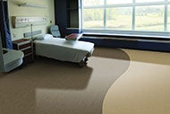 Earth-friendly flooring for health care facilities