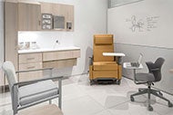 Furniture designers reimagine the patient exam room