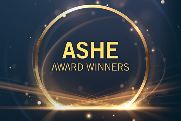 Graphic that says "ASHE Award Winners" 